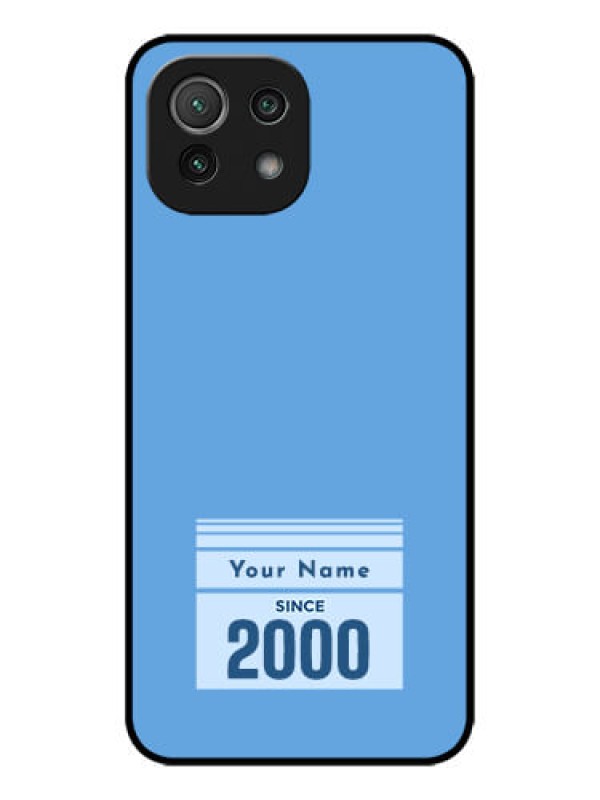 Custom Xiaomi Mi 11 Lite NE 5G Custom Metal Phone Case - Custom Year Of Birth Design