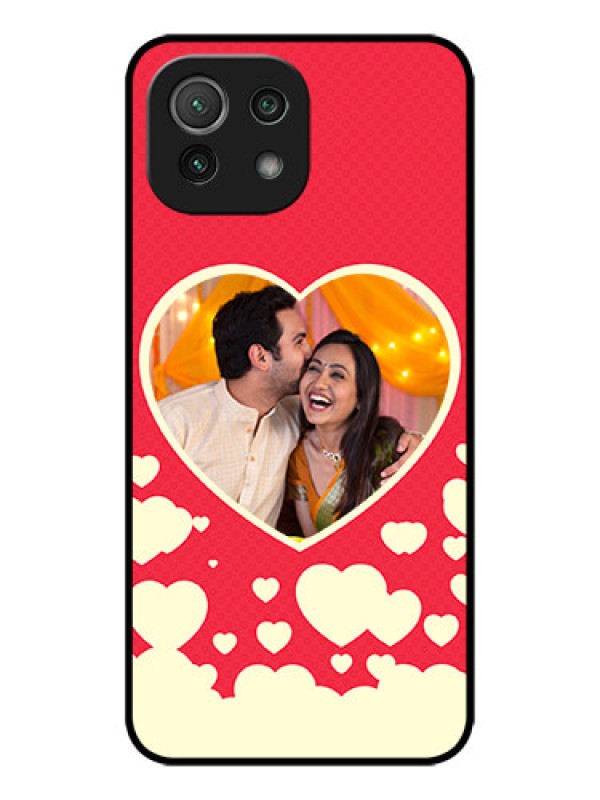 Custom Xiaomi Mi 11 Lite Custom Metal Phone CaseLove Symbols Phone Cover Design