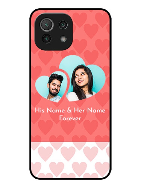 Custom Xiaomi Mi 11 Lite Custom Metal Phone CaseCouple Pic Upload Design