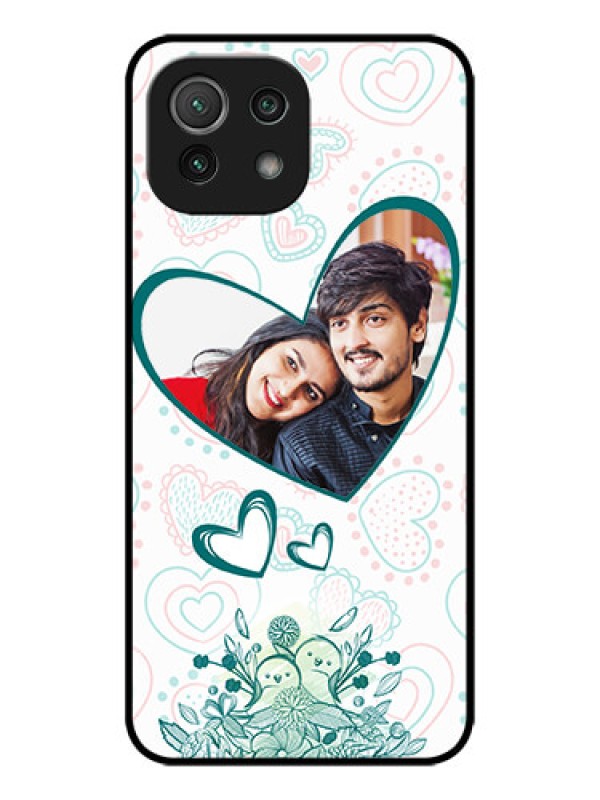 Custom Xiaomi Mi 11 Lite Custom Metal Phone CasePremium Couple Design