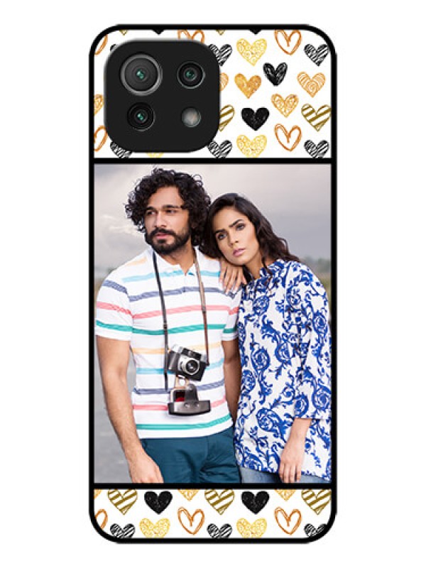 Custom Xiaomi Mi 11 Lite Custom Metal Phone CaseLove Symbol Design