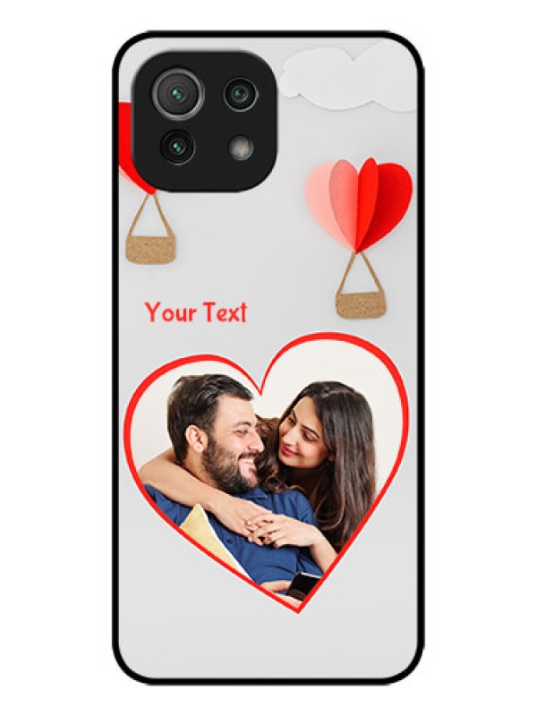 Custom Xiaomi Mi 11 Lite Custom Metal Phone CaseParachute Love Design