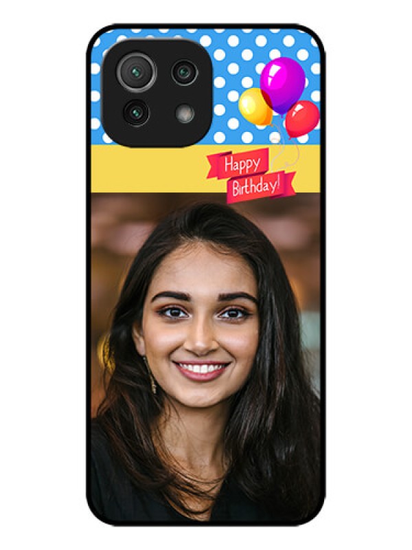 Custom Xiaomi Mi 11 Lite Custom Metal Phone CaseHappy Birthday Design