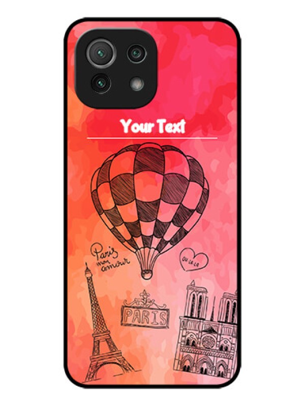Custom Xiaomi Mi 11 Lite Custom Metal Phone CaseParis Theme Design