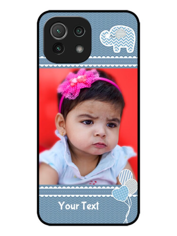 Custom Xiaomi Mi 11 Lite Custom Metal Phone CaseWith Kids Pattern Design