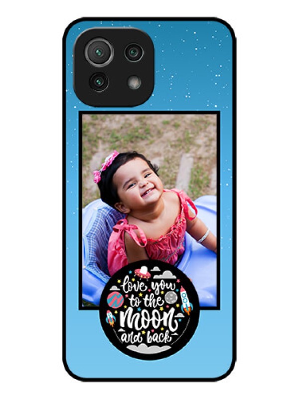 Custom Xiaomi Mi 11 Lite Custom Metal Phone CaseWave Pattern Colorful Design