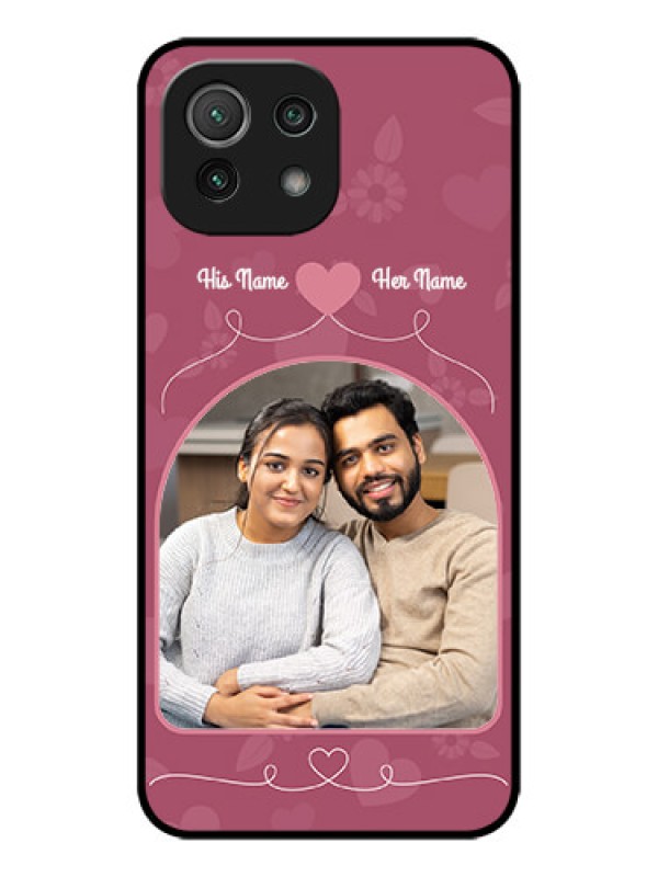 Custom Xiaomi Mi 11 Lite Custom Metal Phone CaseLove Floral Design