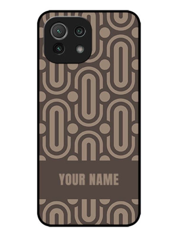 Custom Xiaomi Mi 11 Lite Custom Metal Phone CaseCaptivating Zero Pattern Design