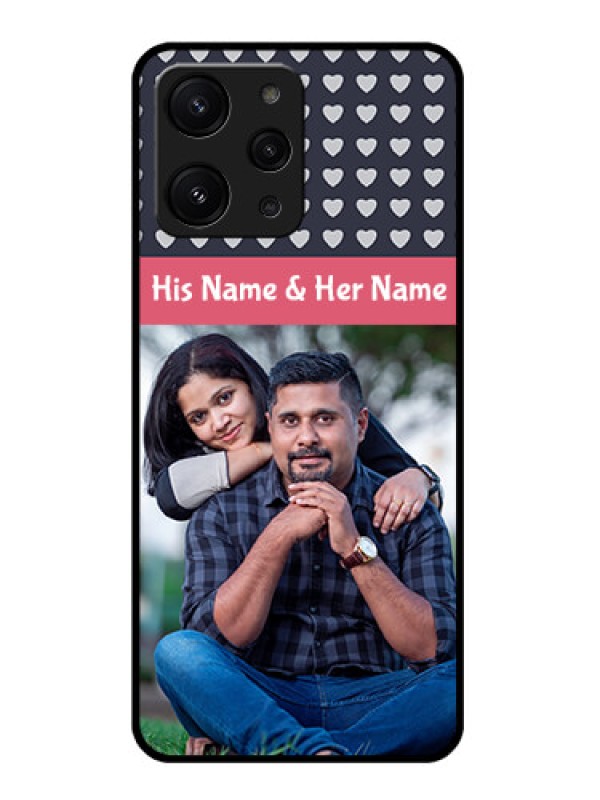 Custom Redmi 12 4G Custom Metal Phone CaseLove Symbols Design