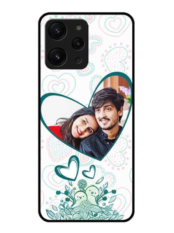 Custom Redmi 12 4G Custom Metal Phone CasePremium Couple Design