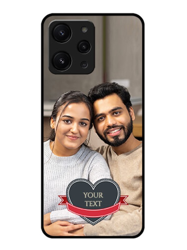 Custom Redmi 12 4G Custom Metal Phone CaseJust Married Couple Design