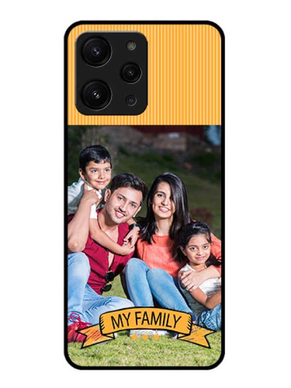 Custom Redmi 12 4G Custom Metal Phone CaseMy Family Design