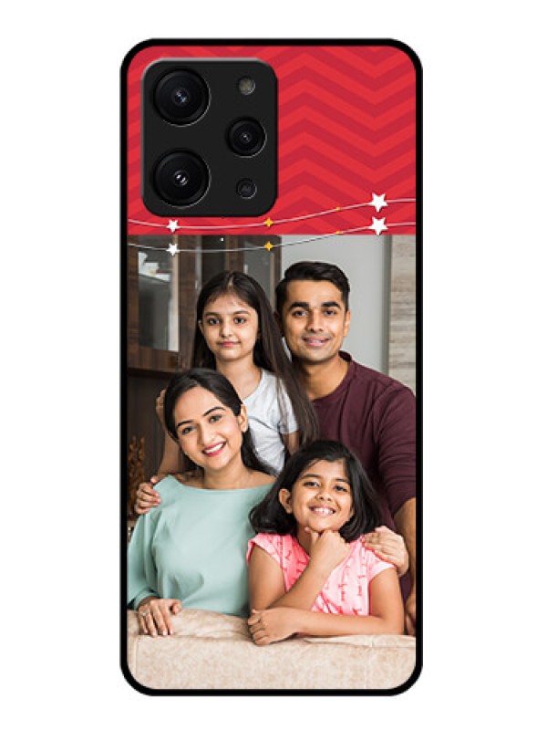 Custom Redmi 12 4G Custom Metal Phone CaseHappy Family Design