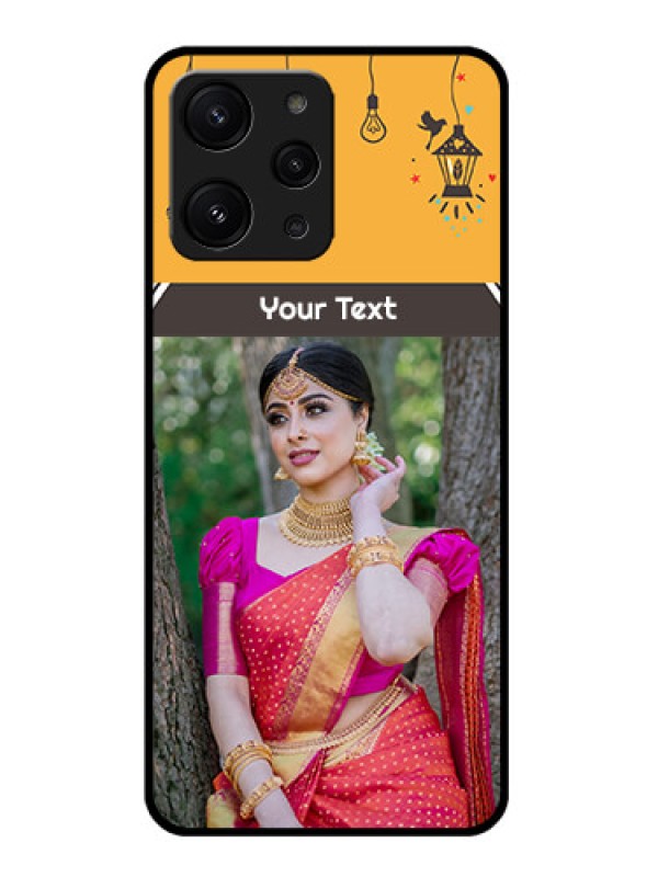 Custom Redmi 12 4G Custom Metal Phone CaseWith Family Picture And Icons