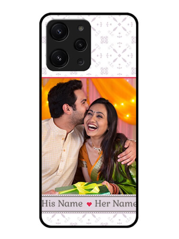 Custom Redmi 12 4G Custom Metal Phone CaseWith Photo And Ethnic Design