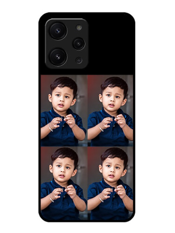 Custom Redmi 12 4G Custom Metal Phone Case4 Image Holder Design