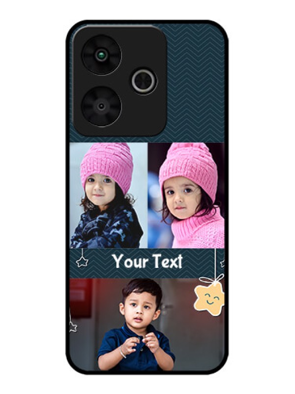 Custom Redmi 13 5G Custom Metal Phone Case - Hanging Stars Design