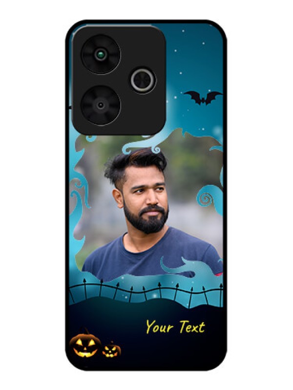 Custom Redmi 13 5G Custom Metal Phone Case - Halloween Frame Design