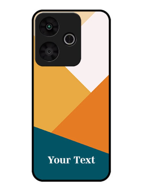 Custom Redmi 13 5G Custom Metal Phone Case - Stacked Multi - Colour Design