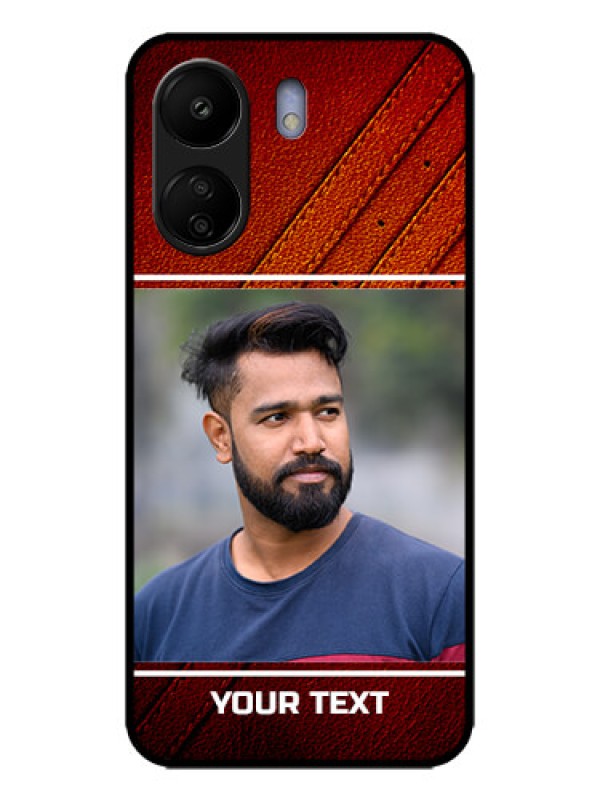 Custom Redmi 13C 4G Custom Metal Phone CaseLeather Phone Case Design