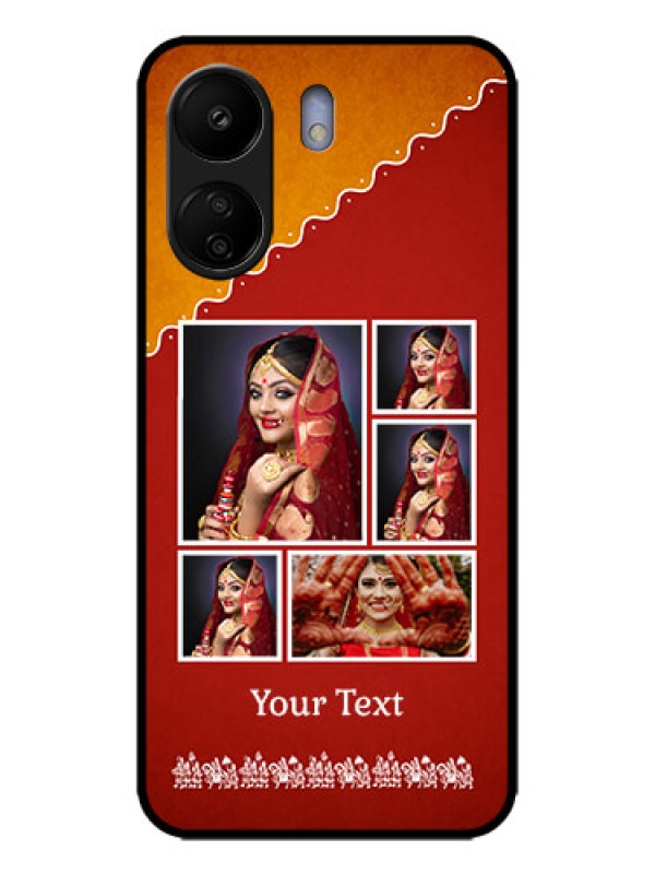 Custom Redmi 13C 4G Custom Metal Phone CaseWedding Pic Upload Design