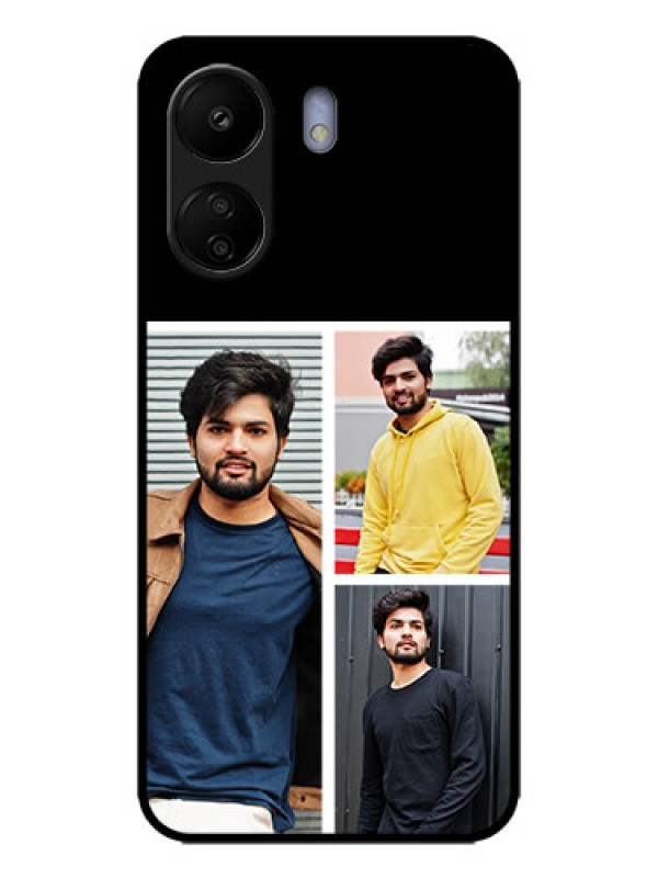Custom Redmi 13C 4G Custom Metal Phone CaseUpload Multiple Picture Design