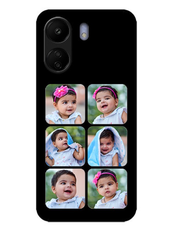 Custom Redmi 13C 4G Custom Metal Phone CaseMultiple Pictures Design