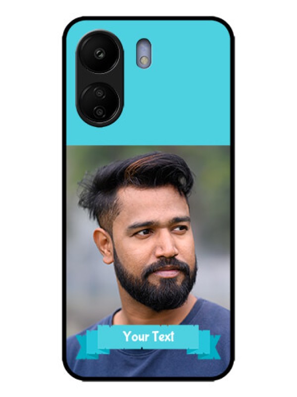 Custom Redmi 13C 4G Custom Metal Phone CaseBlue Color Design