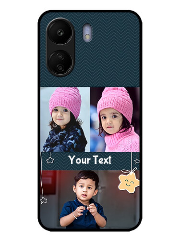 Custom Redmi 13C 4G Custom Metal Phone CaseHanging Stars Design