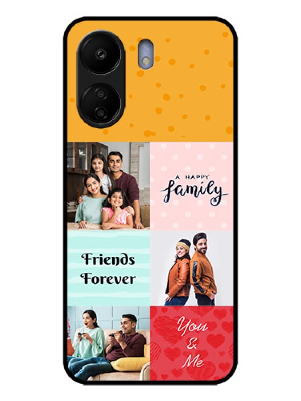 Custom Redmi 13C 4G Custom Metal Phone CaseImages With Quotes Design
