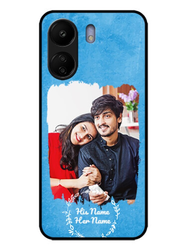 Custom Redmi 13C 4G Custom Metal Phone CaseBlue Color Vintage Design