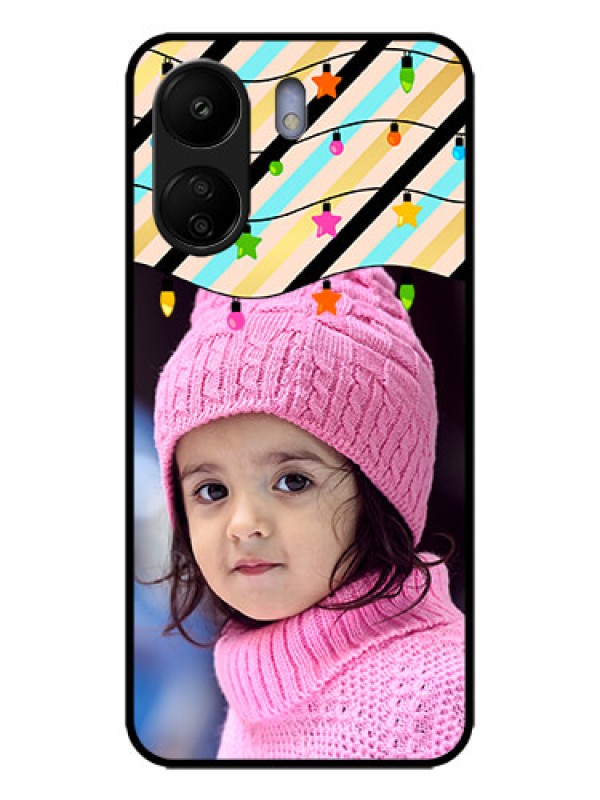 Custom Redmi 13C 4G Custom Metal Phone CaseLights Hanging Design