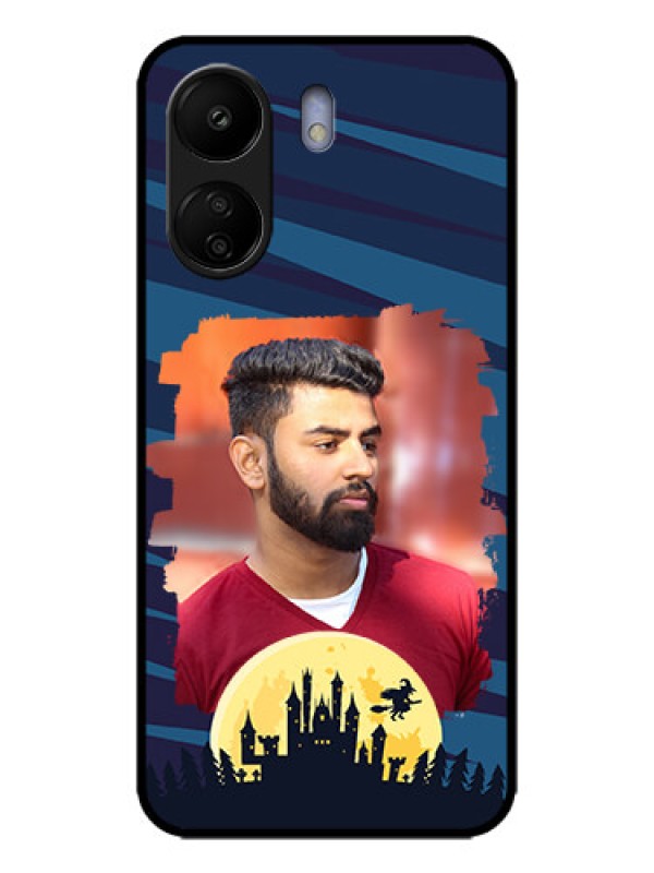 Custom Redmi 13C 4G Custom Metal Phone CaseHalloween Witch Design