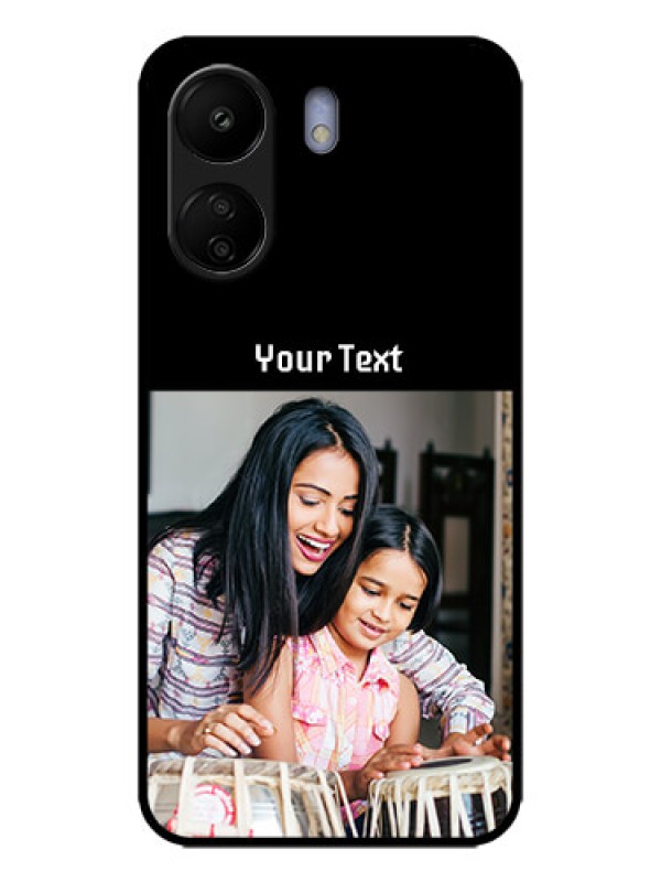 Custom Redmi 13C 4G Custom Metal Phone CasePhoto With Name Design