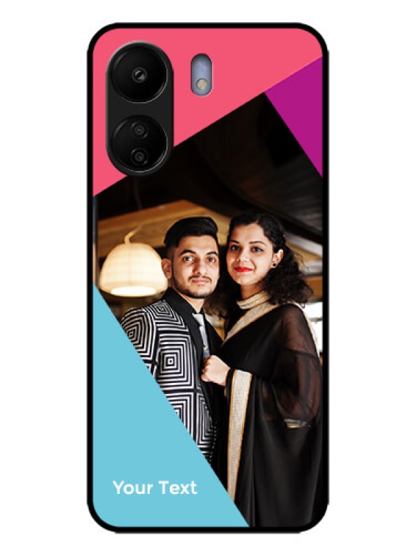 Custom Redmi 13C 4G Custom Metal Phone CaseStacked Triple Colour Design