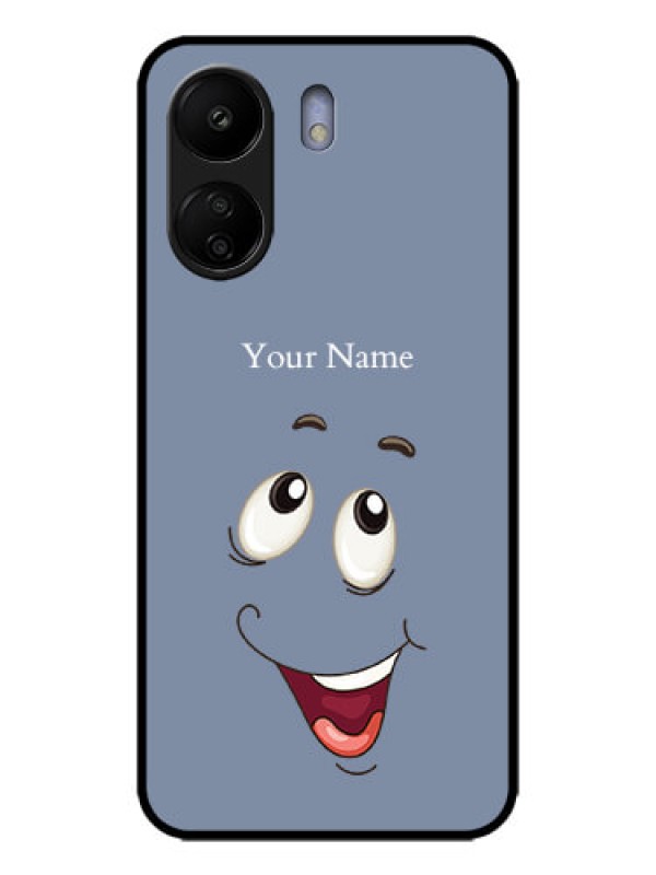 Custom Redmi 13C 4G Custom Metal Phone CaseLaughing Cartoon Face Design