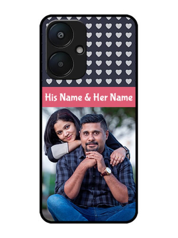 Custom Redmi 13C 5G Custom Metal Phone Case - Love Symbols Design