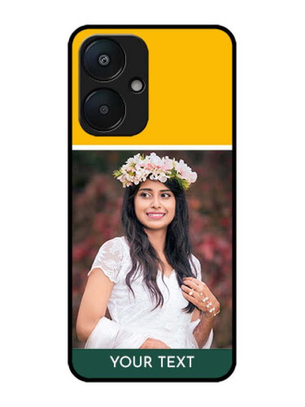 Custom Redmi 13C 5G Custom Metal Phone Case - Love You Design