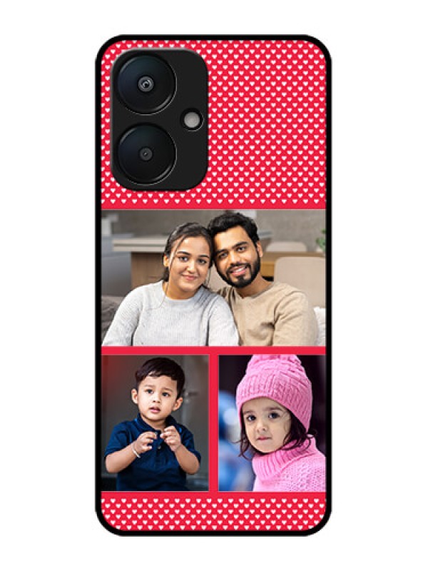 Custom Redmi 13C 5G Custom Metal Phone Case - Bulk Photo Upload Design