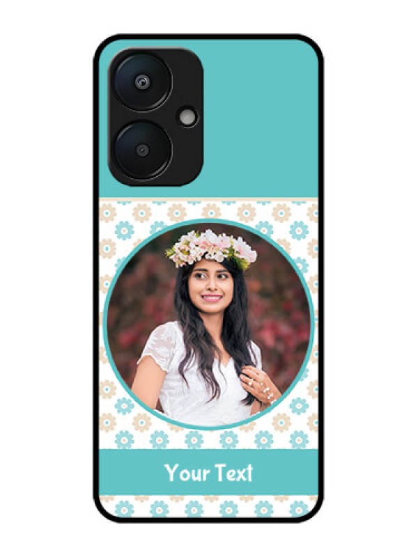 Custom Redmi 13C 5G Custom Metal Phone Case - Beautiful Flowers Design