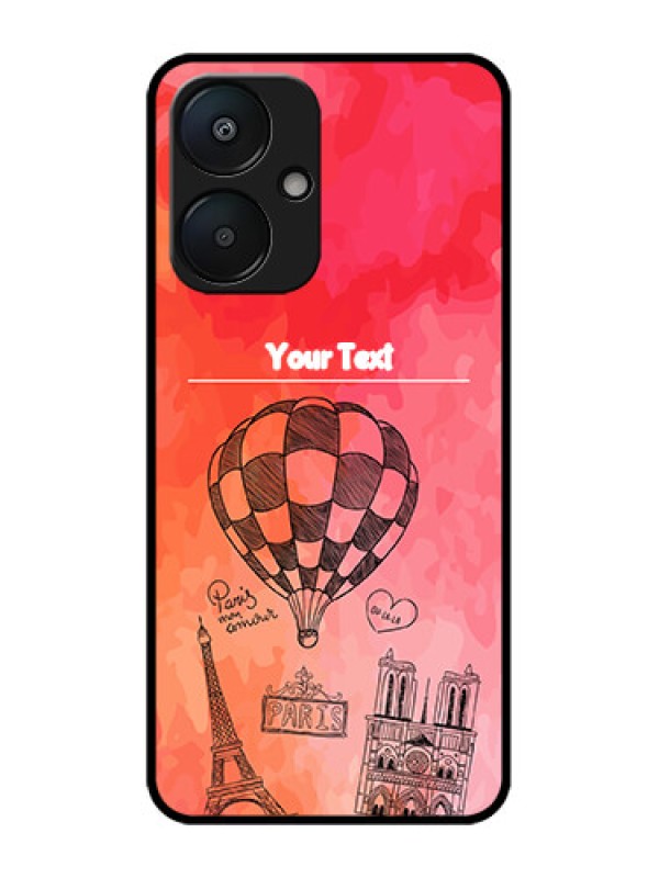 Custom Redmi 13C 5G Custom Metal Phone Case - Paris Theme Design