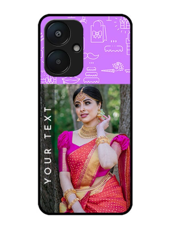 Custom Redmi 13C 5G Custom Metal Phone Case - Birthday Icons Design