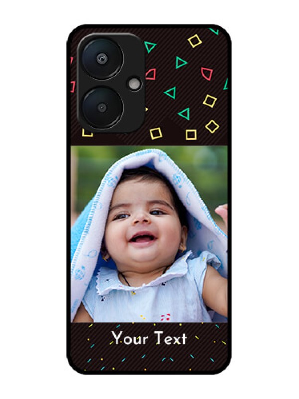 Custom Redmi 13C 5G Custom Metal Phone Case - With Confetti Birthday Design