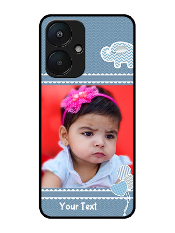Custom Redmi 13C 5G Custom Metal Phone Case - With Kids Pattern Design