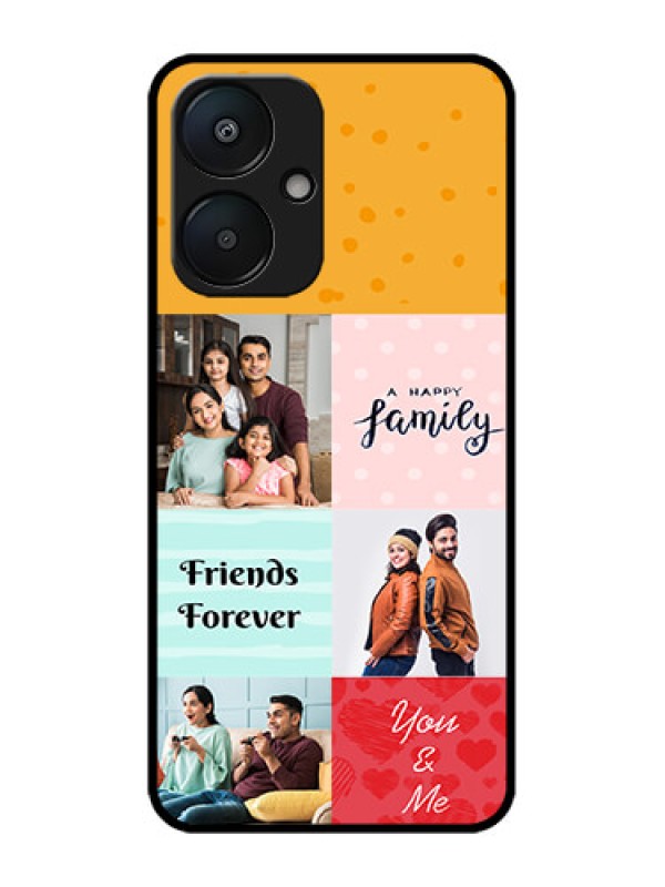 Custom Redmi 13C 5G Custom Metal Phone Case - Images With Quotes Design