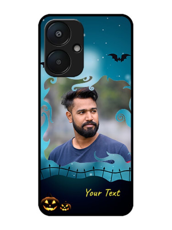 Custom Redmi 13C 5G Custom Metal Phone Case - Halloween Frame Design