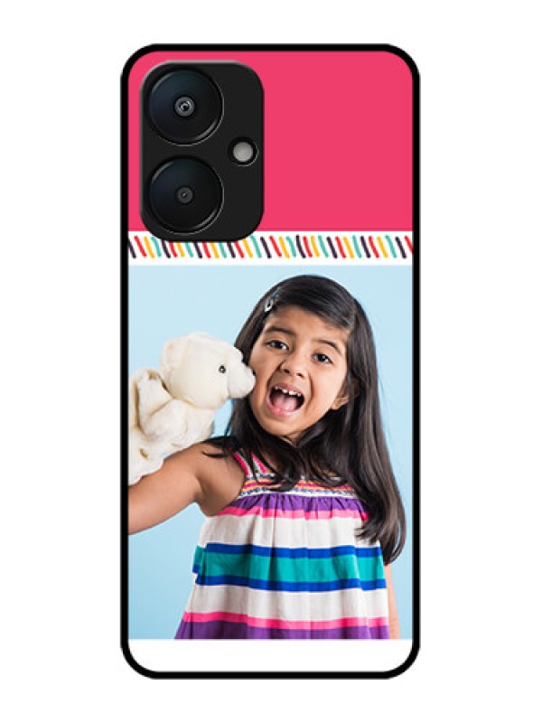 Custom Redmi 13C 5G Custom Metal Phone Case - Line Art Design