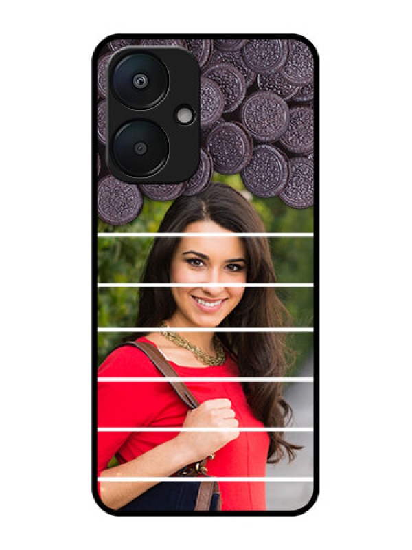 Custom Redmi 13C 5G Custom Metal Phone Case - With Oreo Biscuit Design
