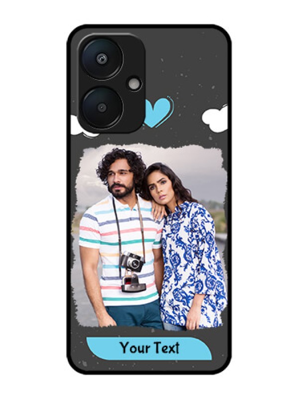 Custom Redmi 13C 5G Custom Metal Phone Case - Splashes With Love Doodles Design