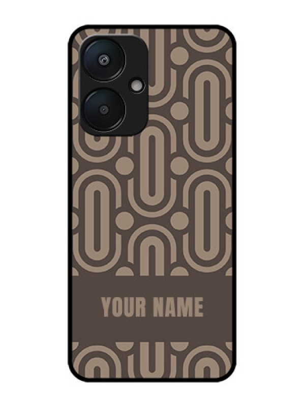 Custom Redmi 13C 5G Custom Metal Phone Case - Captivating Zero Pattern Design
